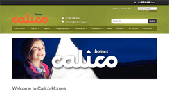 Desktop Screenshot of calicohomes.org.uk